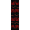 The Way Of War - Black-CabinRugs Southwestern Rugs Wildlife Rugs Lodge Rugs Aztec RugsSouthwest Rugs