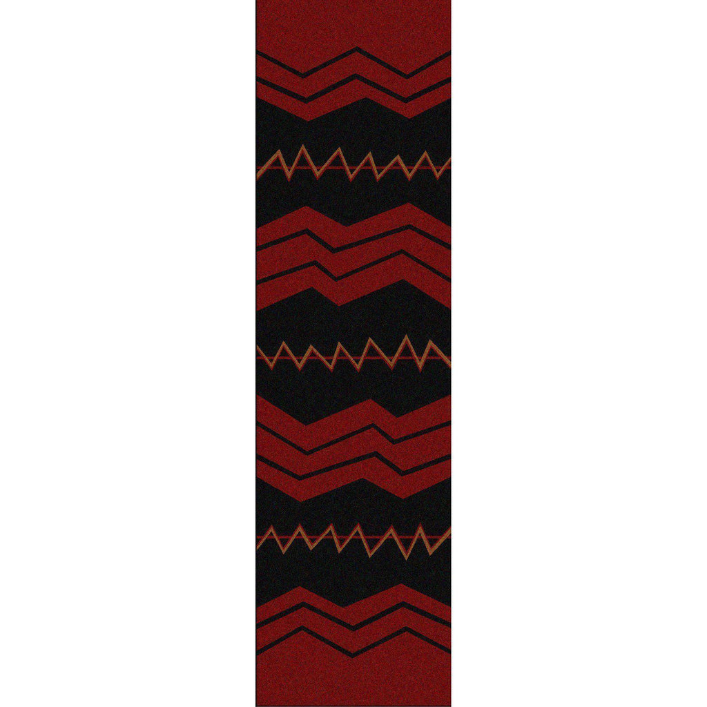 The Way Of War - Red-CabinRugs Southwestern Rugs Wildlife Rugs Lodge Rugs Aztec RugsSouthwest Rugs