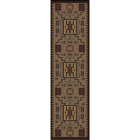 Thunder Catcher - Chestnut-CabinRugs Southwestern Rugs Wildlife Rugs Lodge Rugs Aztec RugsSouthwest Rugs