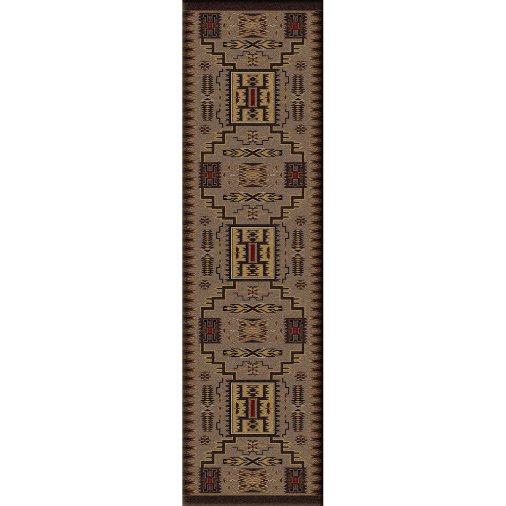 Thunder Catcher - Chestnut-CabinRugs Southwestern Rugs Wildlife Rugs Lodge Rugs Aztec RugsSouthwest Rugs