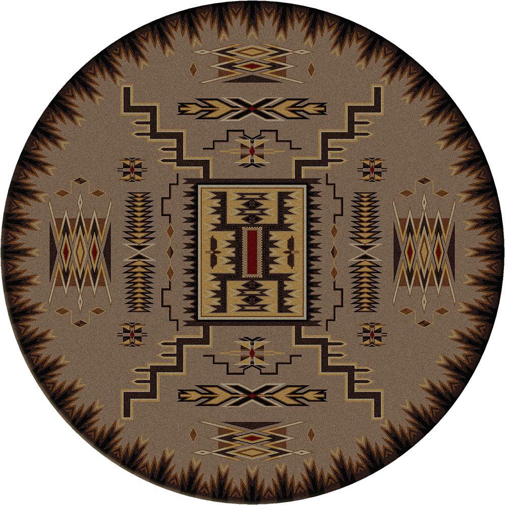 Thunder Catcher - Chestnut-CabinRugs Southwestern Rugs Wildlife Rugs Lodge Rugs Aztec RugsSouthwest Rugs