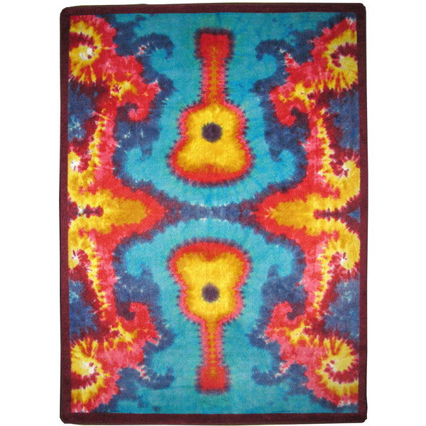 Tie Dye Trip - Tie Dye-CabinRugs Southwestern Rugs Wildlife Rugs Lodge Rugs Aztec RugsSouthwest Rugs