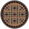 Trail Blanket - Brown-CabinRugs Southwestern Rugs Wildlife Rugs Lodge Rugs Aztec RugsSouthwest Rugs