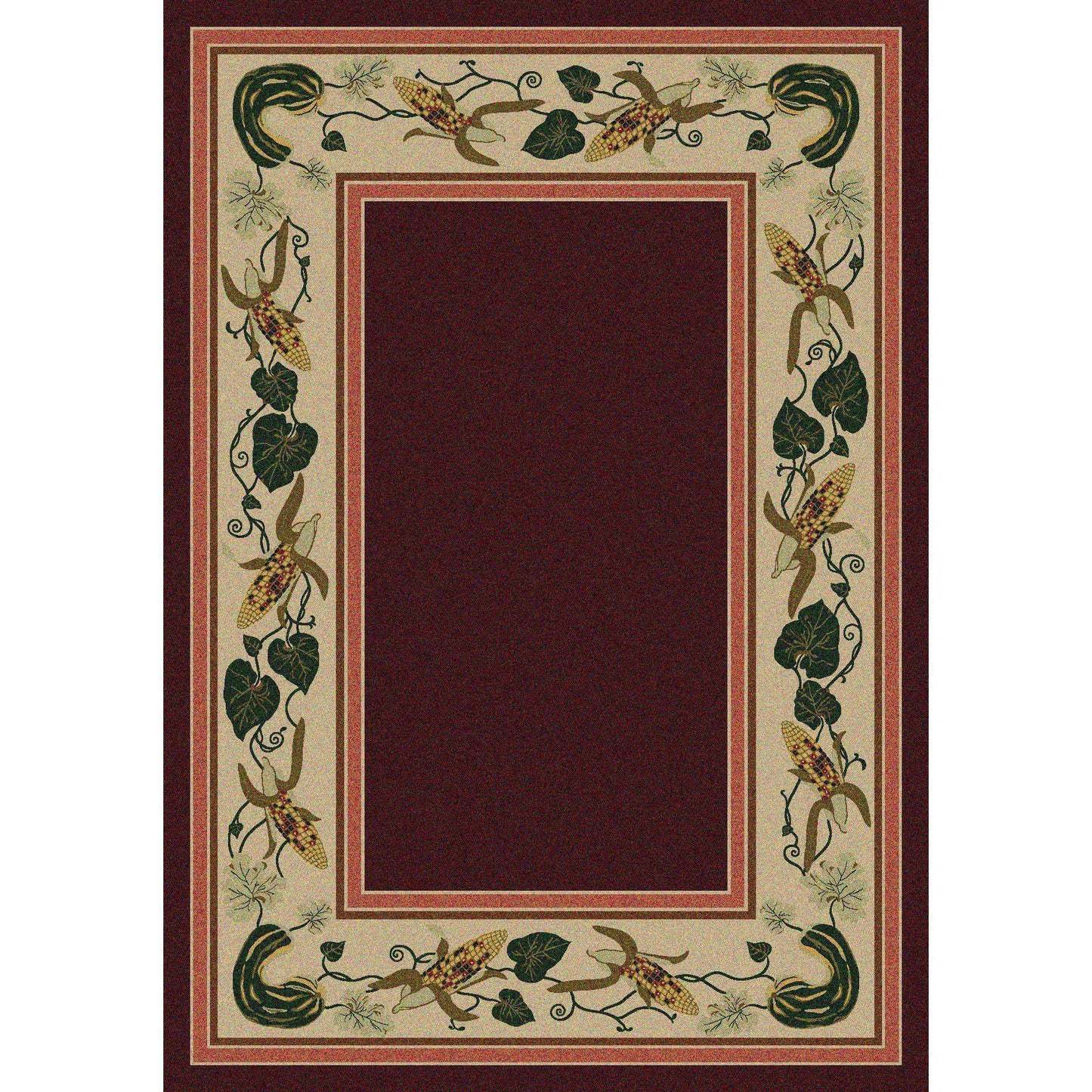 Tres Hermanas - Garnet-CabinRugs Southwestern Rugs Wildlife Rugs Lodge Rugs Aztec RugsSouthwest Rugs