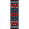 Tribe Leader - Blue-CabinRugs Southwestern Rugs Wildlife Rugs Lodge Rugs Aztec RugsSouthwest Rugs