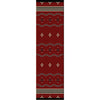 Tribe Leader - Red-CabinRugs Southwestern Rugs Wildlife Rugs Lodge Rugs Aztec RugsSouthwest Rugs