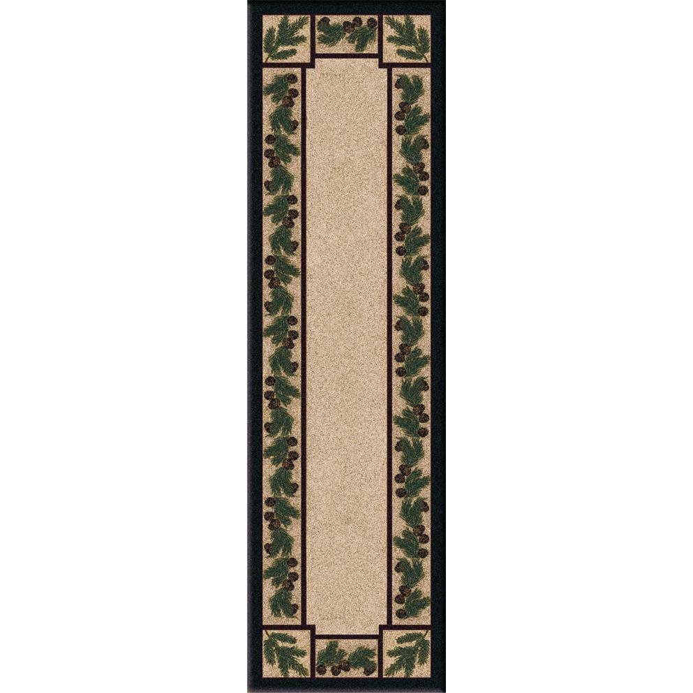 Valley Forest Floor - Maize-CabinRugs Southwestern Rugs Wildlife Rugs Lodge Rugs Aztec RugsSouthwest Rugs