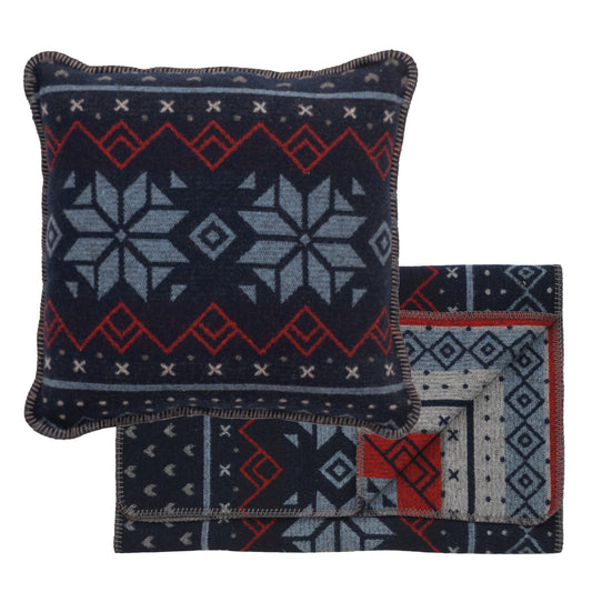 Nordic Bed Scarf & Pillow Set by Wooded River