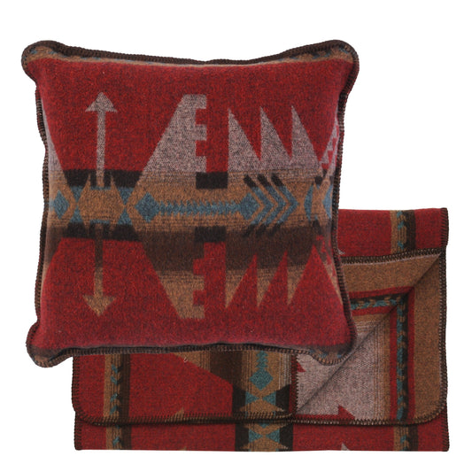 Yellowstone Bed Scarf & Pillow Set by Wooded River