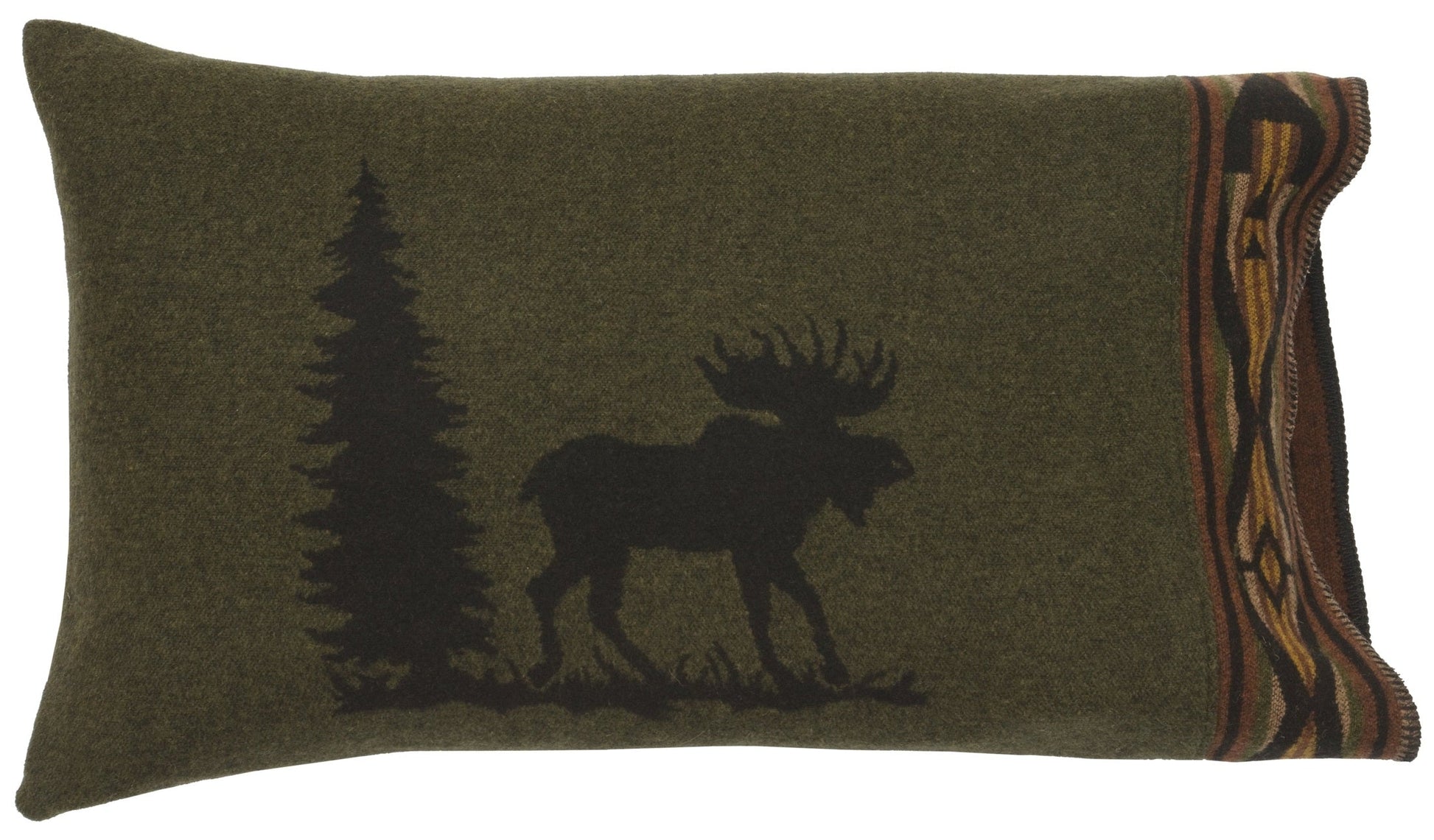Moose Pillow Sham by Wooded River