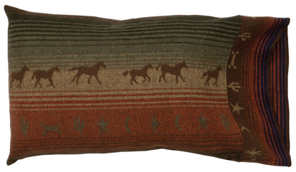 Mustang Canyon Pillow Sham by Wooded River