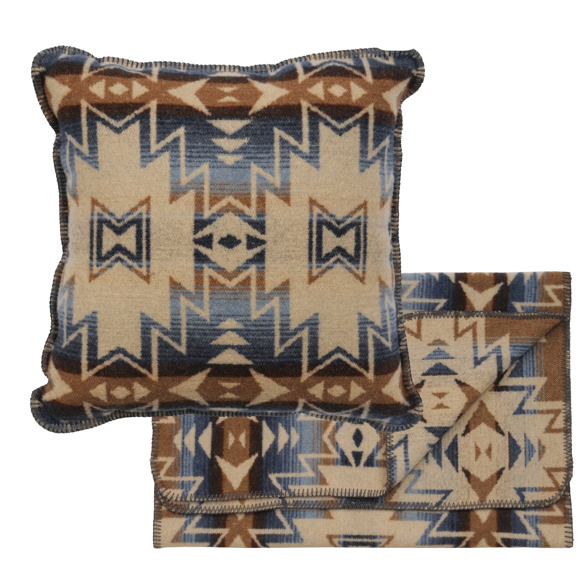 Cascada Bed Scarf & Pillow Set by Wooded River