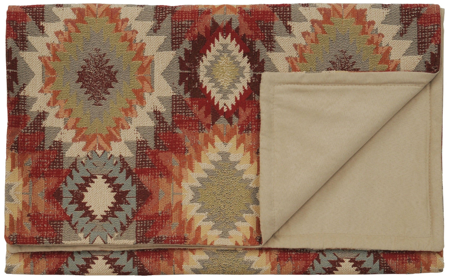 Yuma Sol Bed Scarf & Pillow Set by Wooded River