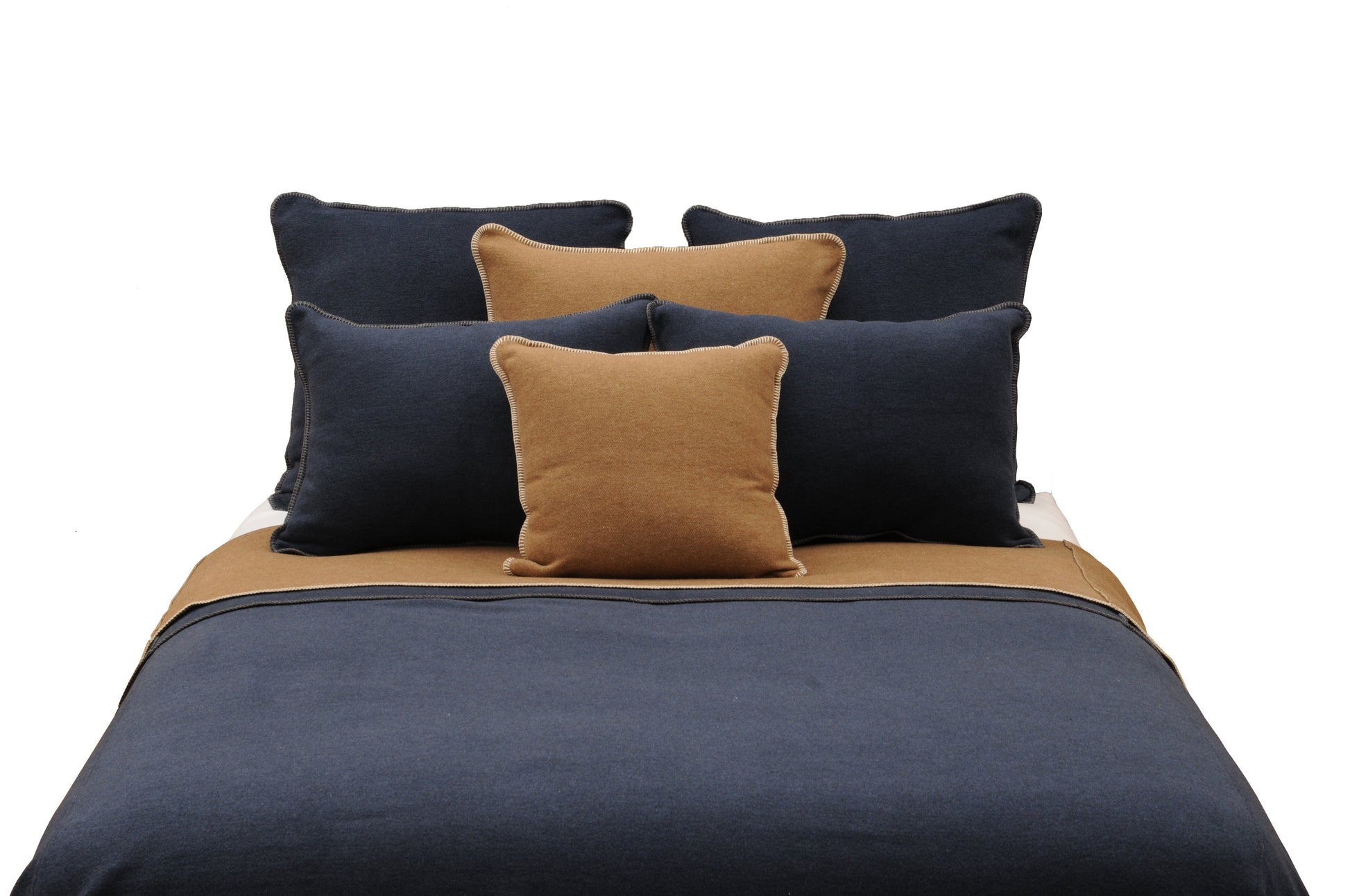 Solid Midnight Pillow Sham by Wooded River