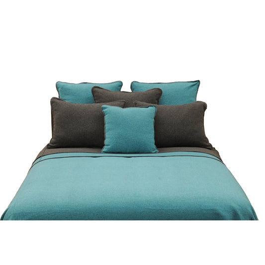 Solid Turquoise Euro Sham