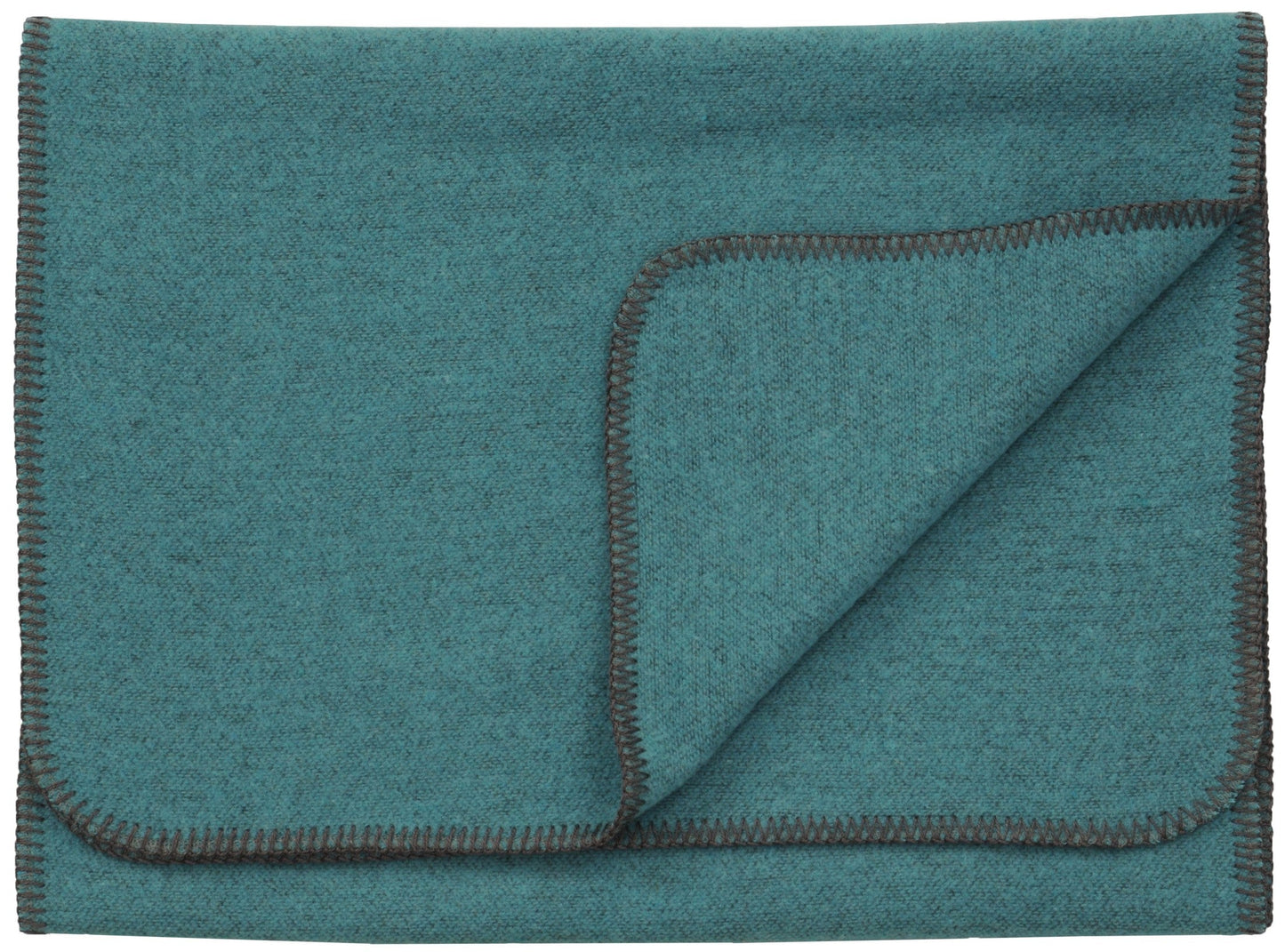 Solid Turquoise Bed Scarf by Wooded River
