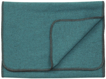 Solid Turquoise Bed Scarf by Wooded River