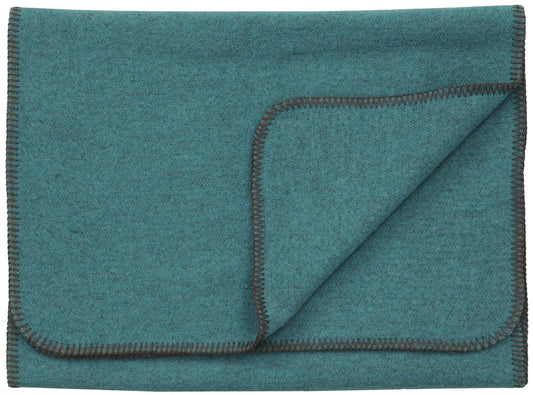Solid Turquoise Bed Scarf by Wooded River