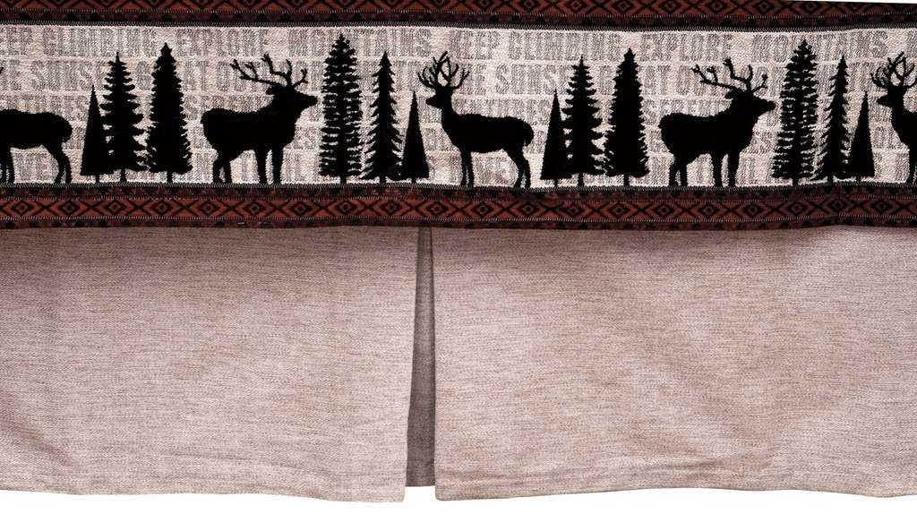 Lazy Lodge Bed Skirt by Wooded River