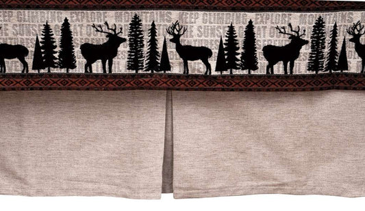 Lazy Lodge Bed Skirt by Wooded River
