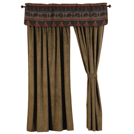 Cabin Bear Valance