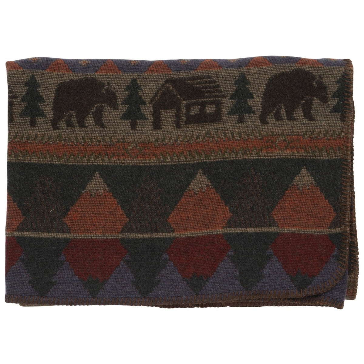 Cabin Bear Throw