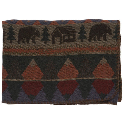 Cabin Bear Throw