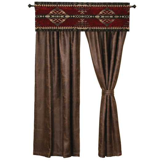 Gallop Claret Drape Set Retreat Home Furniture