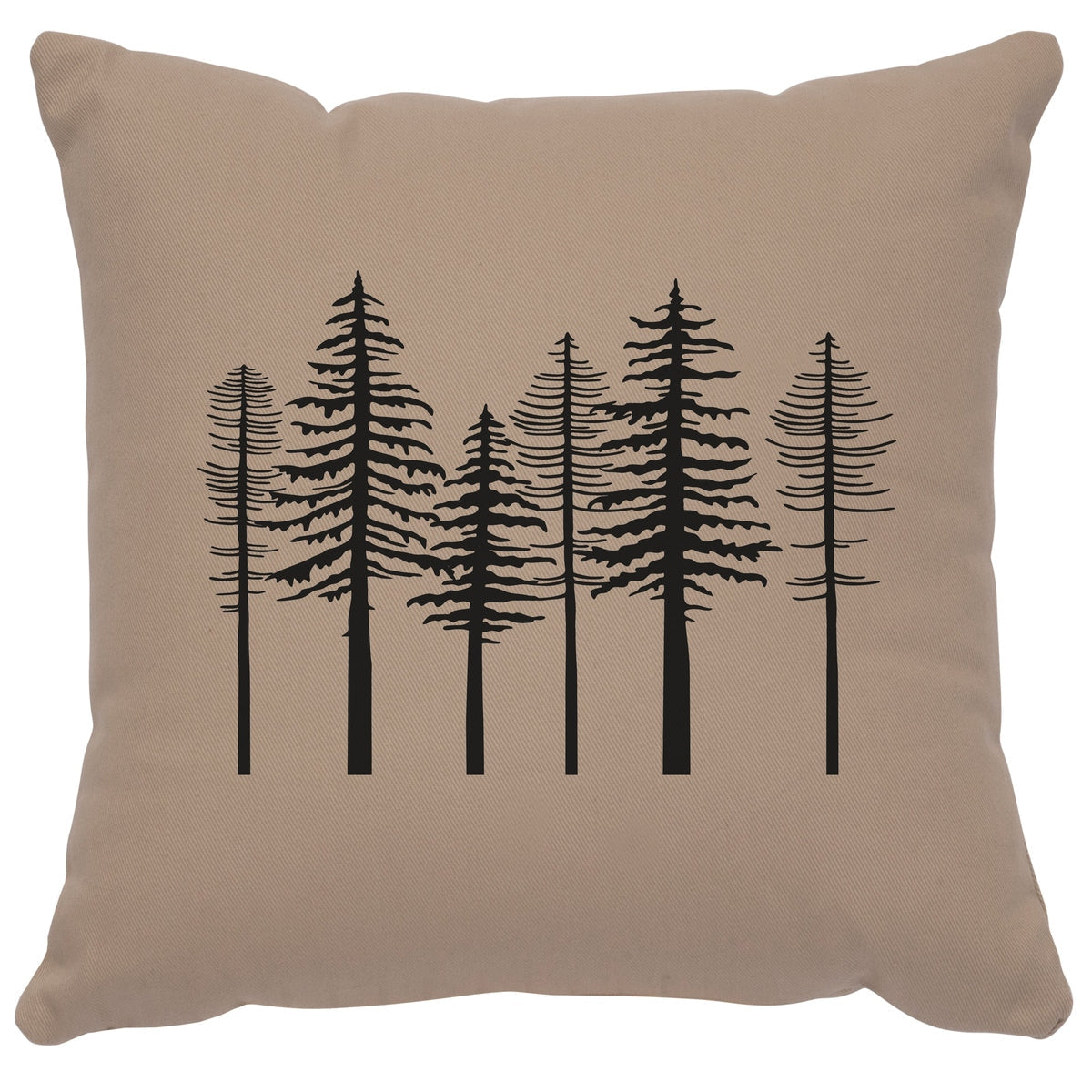 "Trees" Image Pillow - Cotton Alabaster by Wooded River