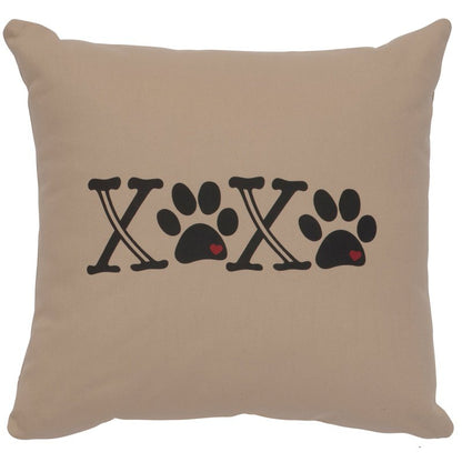 "XOXO" Image Pillow - Cotton Alabaster