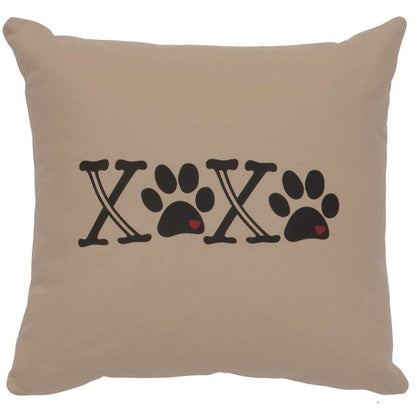 "XOXO" Image Pillow - Cotton Alabaster by Wooded River