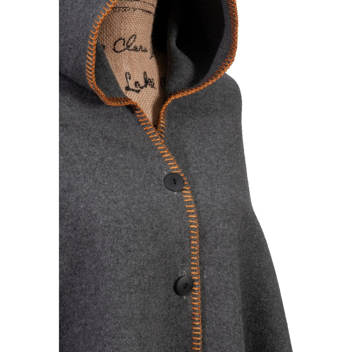 Solid Greystone Hooded Throw (Old Gold)