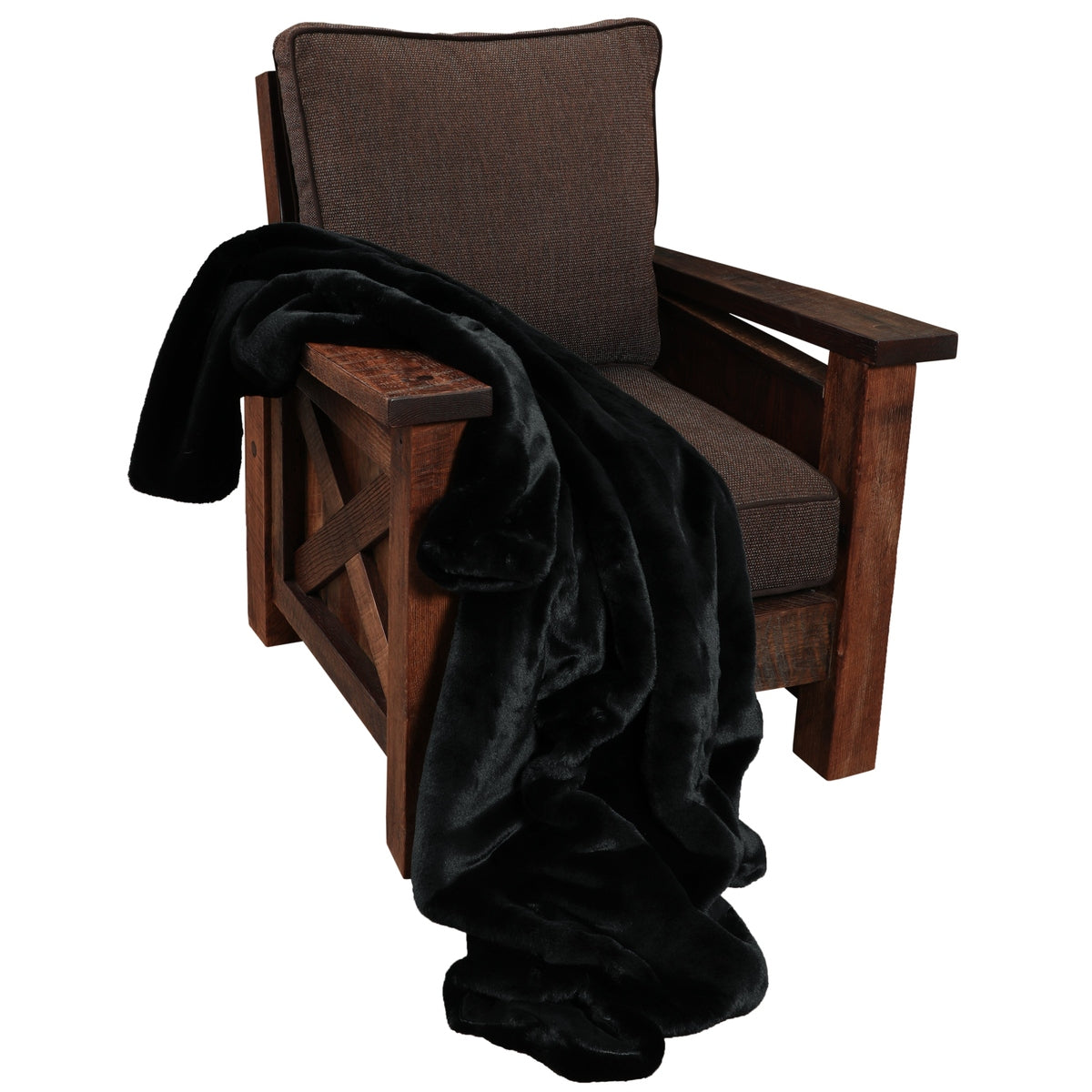 Black Bear Throw Retreat Home Furniture