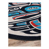 Wendigo Whispers - Red and Blue - Cabin Rugs