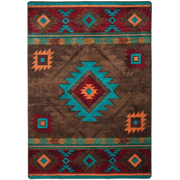 Whiskey River Turquoise - Cabin Rugs