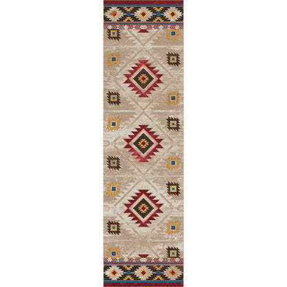 Whisky On The River - Natural-CabinRugs Southwestern Rugs Wildlife Rugs Lodge Rugs Aztec RugsSouthwest Rugs