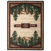 Wilderness Calls - Wine-CabinRugs Southwestern Rugs Wildlife Rugs Lodge Rugs Aztec RugsSouthwest Rugs