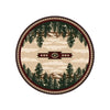 Wilderness Calls - Wine-CabinRugs Southwestern Rugs Wildlife Rugs Lodge Rugs Aztec RugsSouthwest Rugs