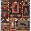 Woodlands 9601d - Cabin Rugs