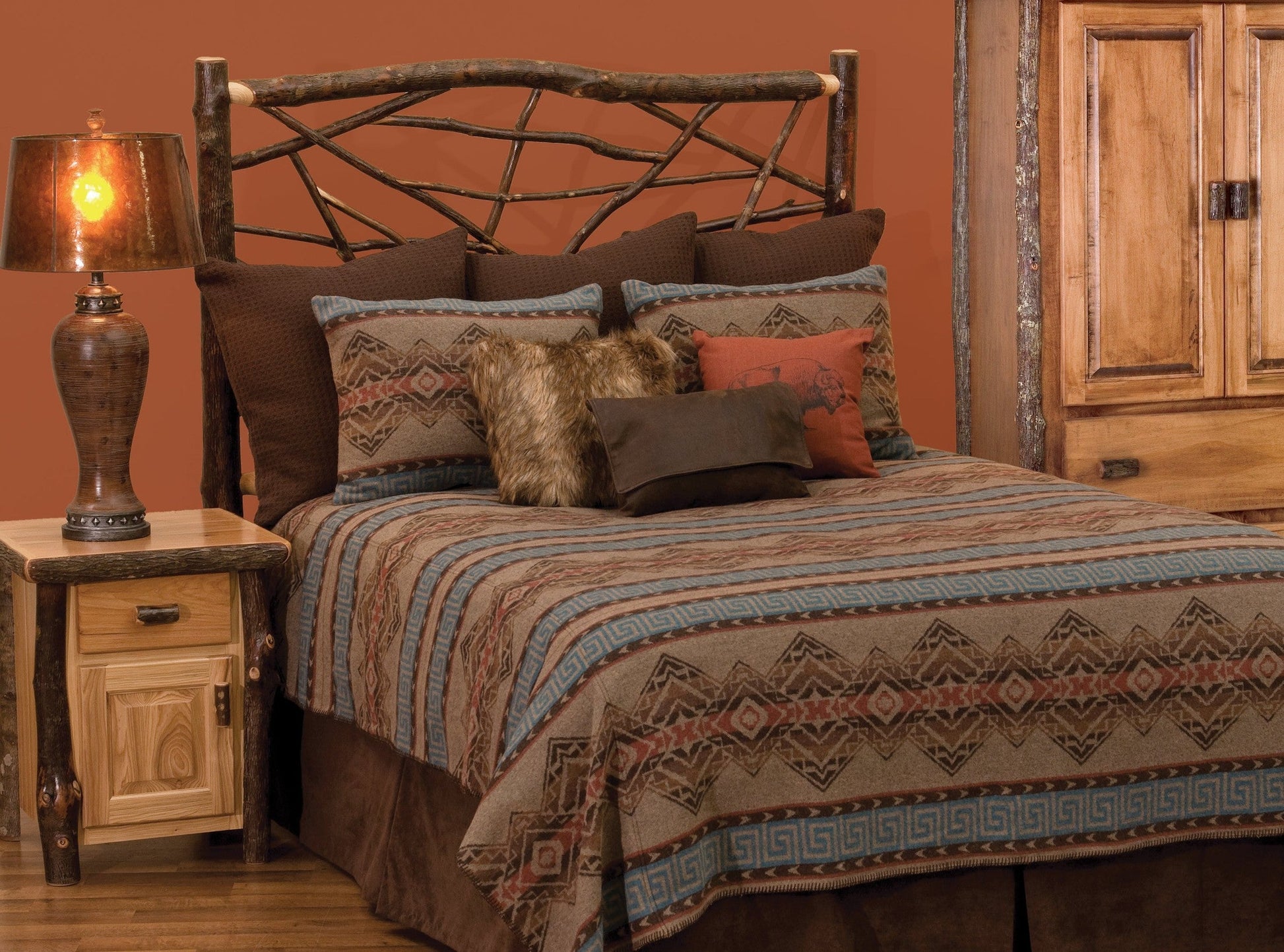 Bison Ridge Bed Skirt by Wooded River