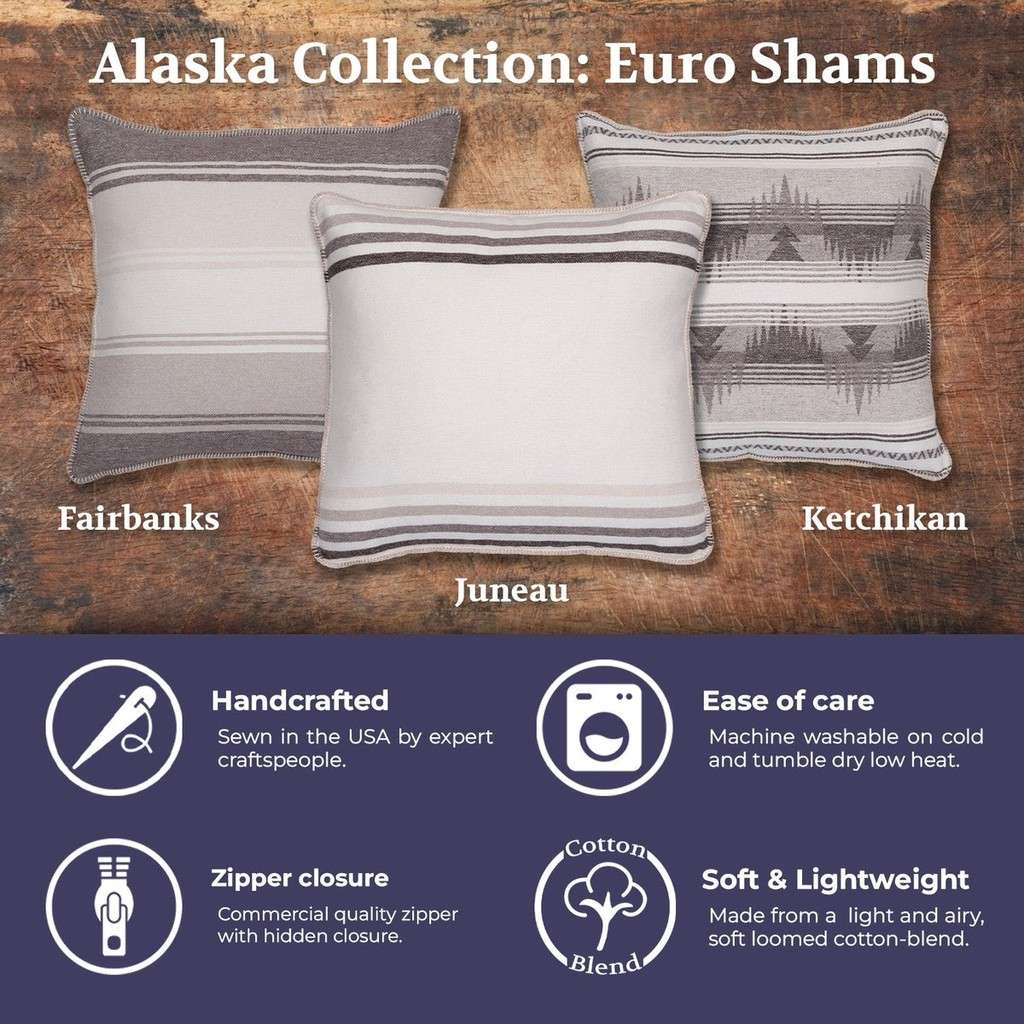 Alaska Juneau Euro Sham