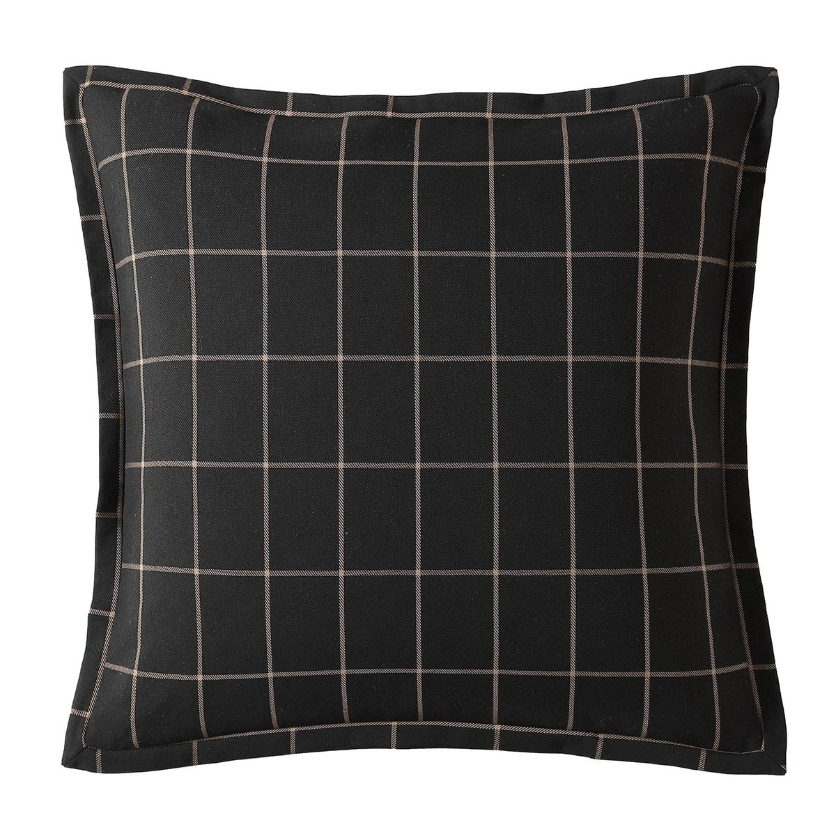Windowpane Plaid Euro Sham Cabin Rugs and Furnishings