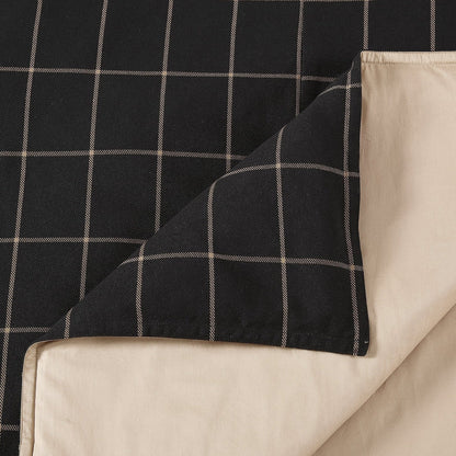 Windowpane Plaid Duvet Cabin Rugs and Furnishings