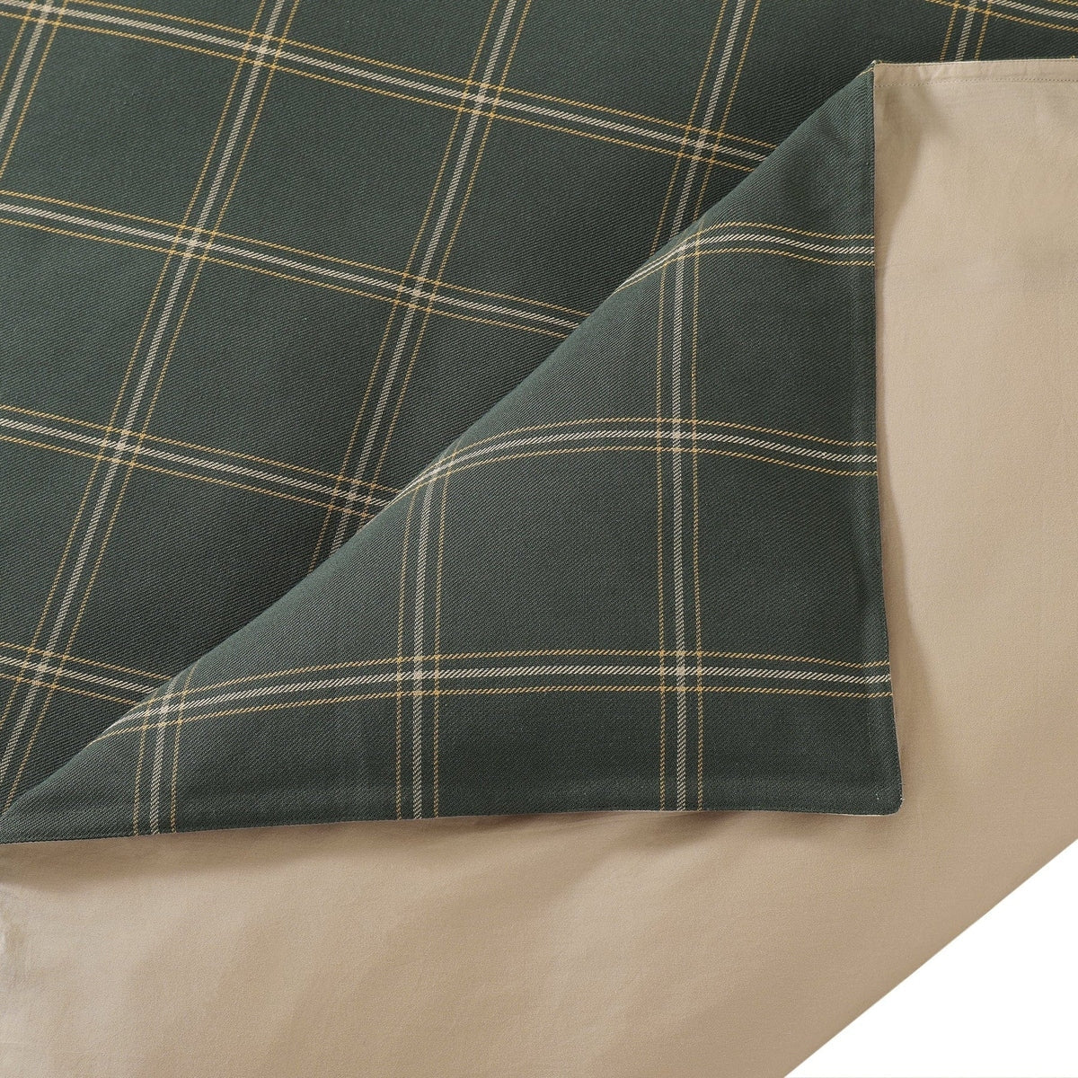 Windowpane Plaid Duvet Cabin Rugs and Furnishings