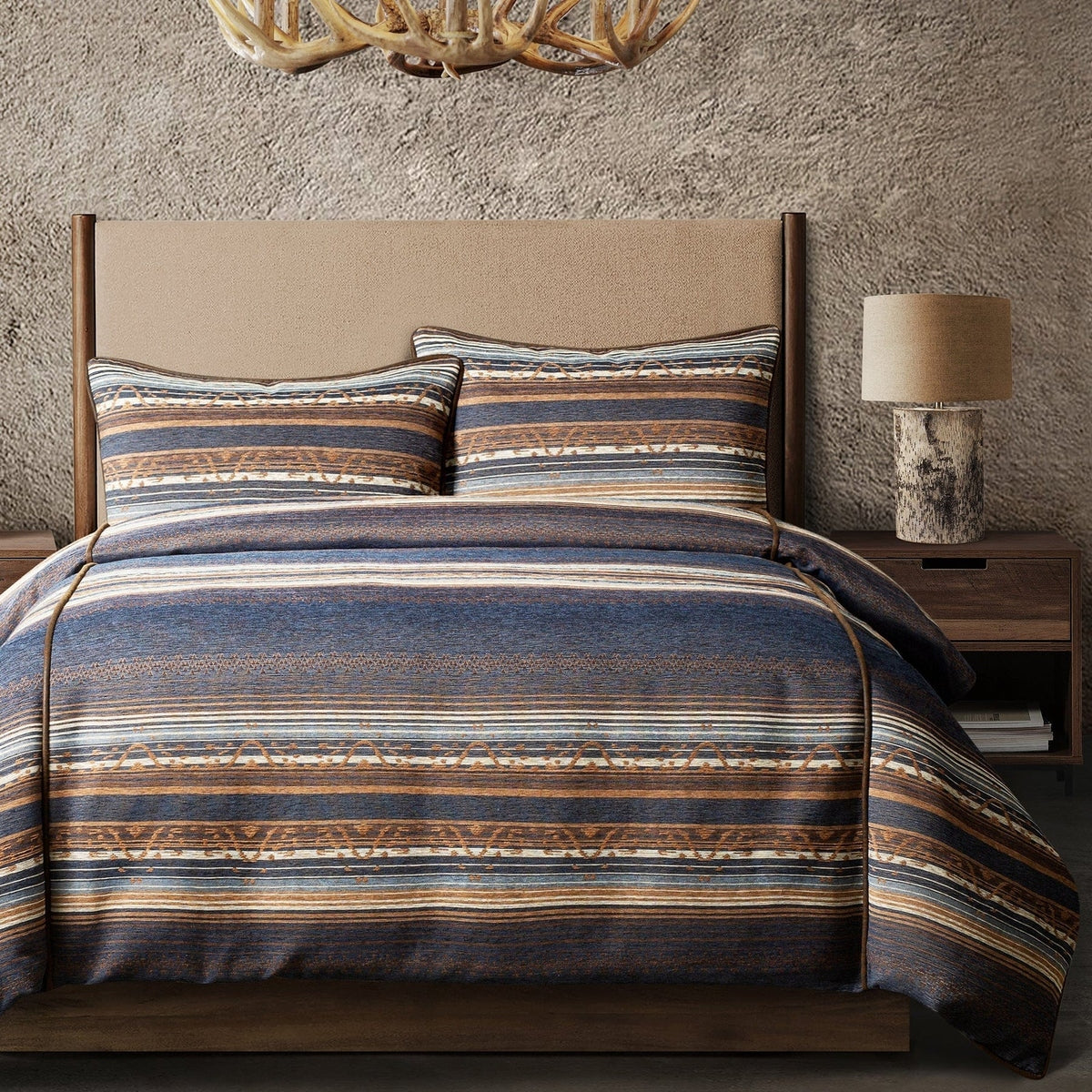 Estes Chenille Bedding Set Cabin Rugs and Furnishings