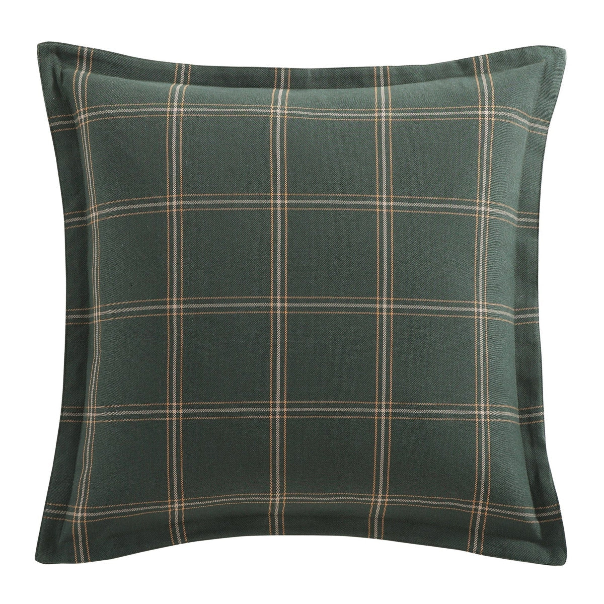 Windowpane Plaid Euro Sham Cabin Rugs and Furnishings