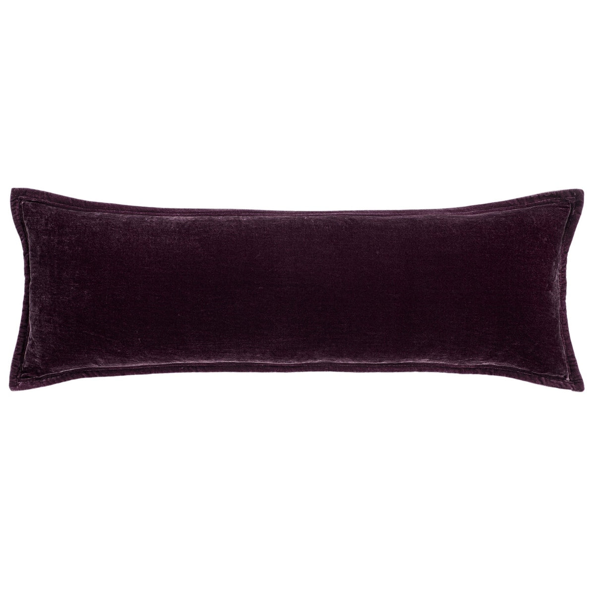 Stella Faux Silk Velvet Long Lumbar Pillow Cabin Rugs and Furnishings