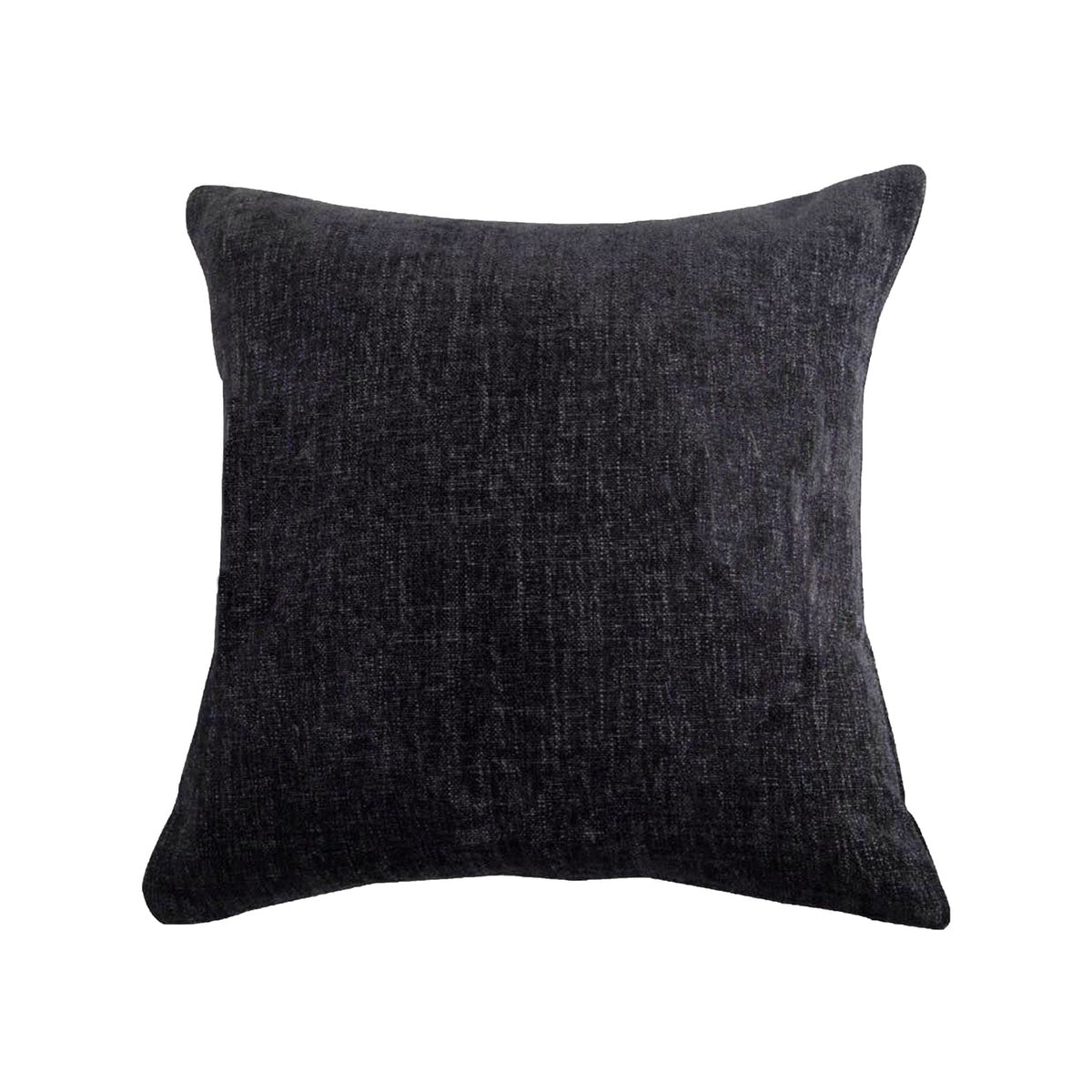 Hamilton Gray Chenille Embroidered White Antler Pillow Cabin Rugs and Furnishings