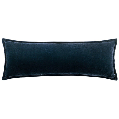 Stella Faux Silk Velvet Long Lumbar Pillow Cabin Rugs and Furnishings