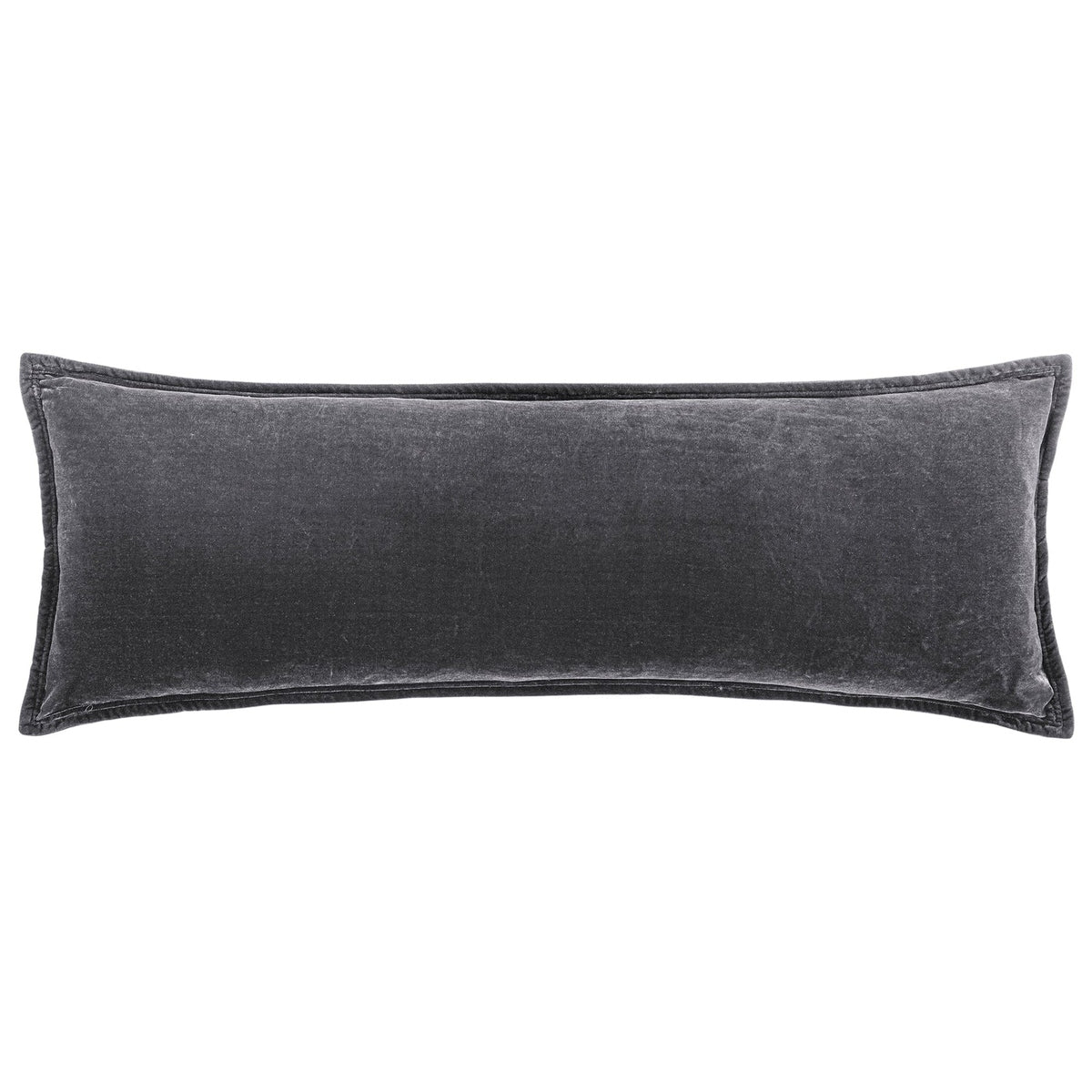 Stella Faux Silk Velvet Long Lumbar Pillow Cabin Rugs and Furnishings